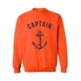 thumbnail image 1 of Awkward Styles Captain's Crewneck Cute Sailors Clothing Anchor Unisex Crewneck Captain Crewneck Unisex Sweater Marine Crewneck for Girls Sea Funny Crewneck for Men Women Gifts Ocean Lovers Presents, 1 of 5