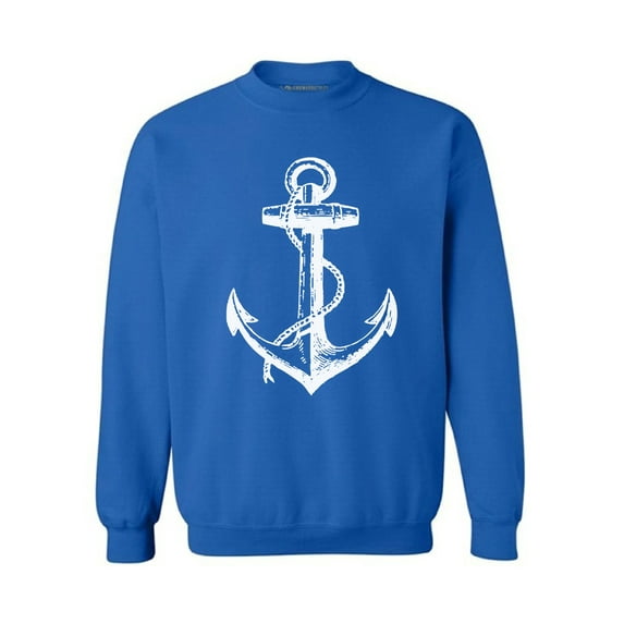 Awkward Styles Captain's Crewneck Cute Sailors Clothing Anchor Unisex Crewneck Anchor Crewneck Unisex Sweater Marine Crewneck for Girls Sea Funny Crewneck for Men Women Gifts Ocean Lovers Presents