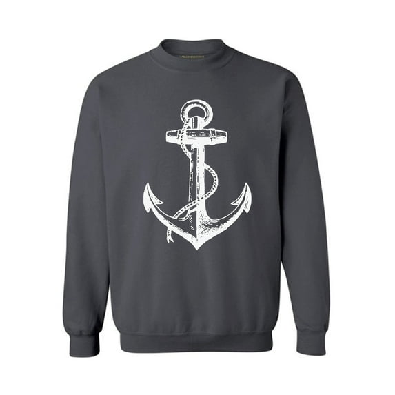 Awkward Styles Captain's Crewneck Cute Sailors Clothing Anchor Unisex Crewneck Anchor Crewneck Unisex Sweater Marine Crewneck for Girls Sea Funny Crewneck for Men Women Gifts Ocean Lovers Presents