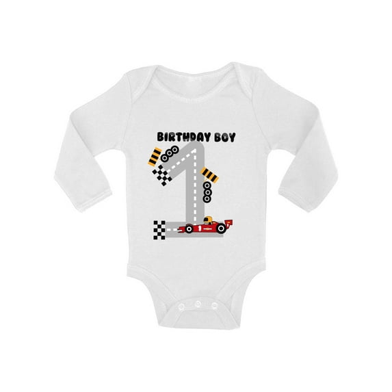 Awkward Styles Car Gifts for 1 Year Old Boy Car Birthday Boys One Piece Top Baby Boys Outfit 1st Birthday Party I'm One Bodysuit for Baby Boy Car Lovers Car One Piece for Newborn Baby Boy One Piece