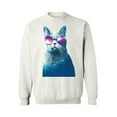 thumbnail image 1 of Awkward Styles Cat Crewneck Sweater Galaxy Sweatshirts, 1 of 5