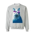 thumbnail image 1 of Awkward Styles Cat Crewneck Sweater Galaxy Sweatshirts, 1 of 5