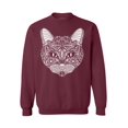 thumbnail image 1 of Awkward Styles Cat Crewneck Sweater Pattern Sweatshirts, 1 of 5