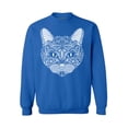 thumbnail image 1 of Awkward Styles Cat Crewneck Sweater Pattern Sweatshirts, 1 of 5