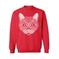 thumbnail image 1 of Awkward Styles Cat Crewneck Sweater Pattern Sweatshirts, 1 of 5