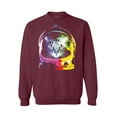 thumbnail image 1 of Awkward Styles Cat Crewneck Sweater Space Pet Sweatshirts, 1 of 5
