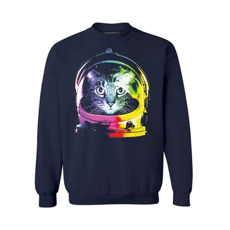 Awkward Styles Cat Crewneck Sweater Space Pet Sweatshirts