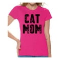 thumbnail image 1 of Awkward Styles Cat Mom T-Shirt Pet Mother T Shirts for Women, 1 of 4