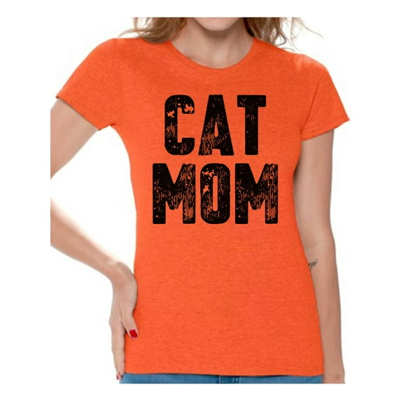 Awkward Styles Cat Mom T-Shirt Pet Mother T Shirts for Women