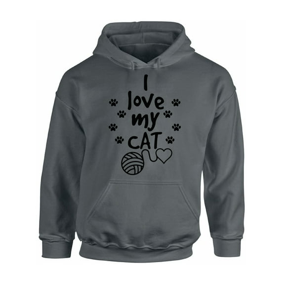 Awkward Styles Cat Sweater I Love My Cat Quote Unisex Hoodies