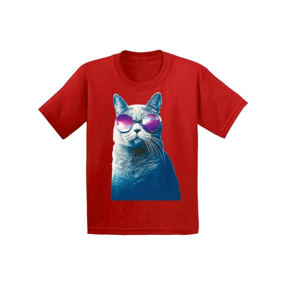 Awkward Styles Cat T-Shirt Galaxy Kids T Shirts