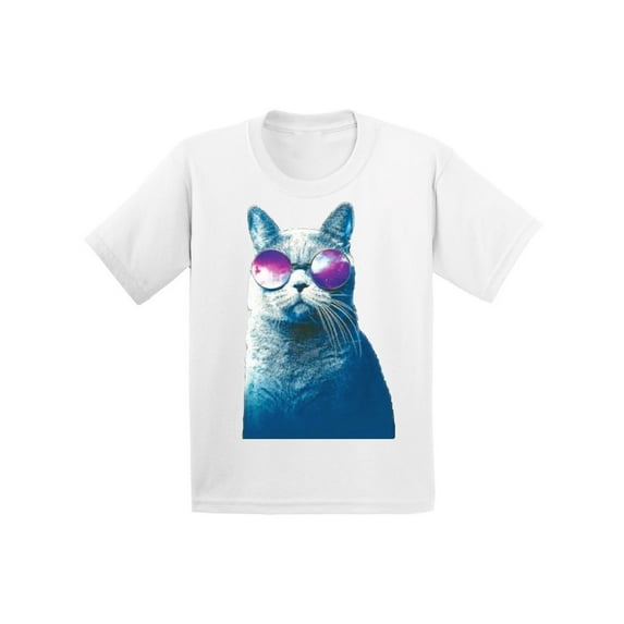 Awkward Styles Cat T-Shirt Galaxy Kids T Shirts