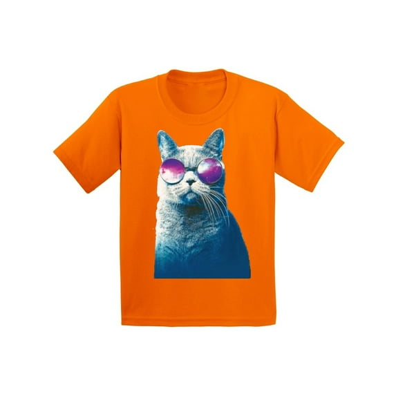Awkward Styles Cat T-Shirt Galaxy Kids T Shirts