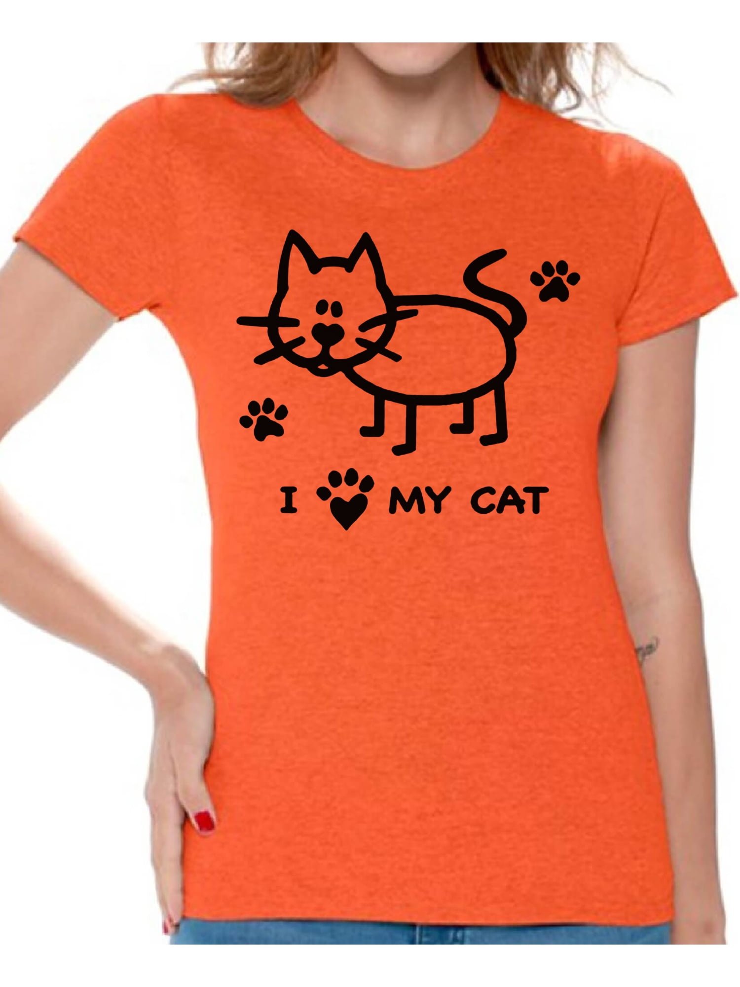 Awkward Styles Cat TShirt I Love My Cat T Shirts for Women