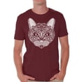 thumbnail image 1 of Awkward Styles Cat T-Shirt Pattern T Shirts for Men, 1 of 4