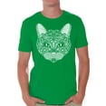 thumbnail image 1 of Awkward Styles Cat T-Shirt Pattern T Shirts for Men, 1 of 4