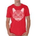 thumbnail image 1 of Awkward Styles Cat T-Shirt Pattern T Shirts for Men, 1 of 4