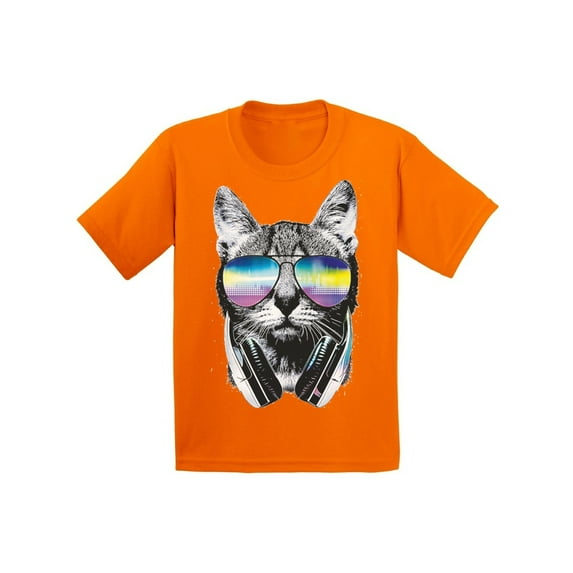 Awkward Styles Cat T-Shirt Sunglasses Kids T Shirts