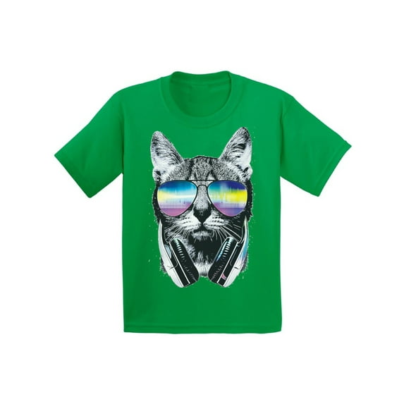 Awkward Styles Cat T-Shirt Sunglasses Kids T Shirts