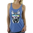 thumbnail image 1 of Awkward Styles Cat T-Shirt Sunglasses Racerback Tank Tops, 1 of 4