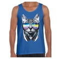 thumbnail image 1 of Awkward Styles Cat T-Shirt Sunglasses Tank Tops for Men, 1 of 4