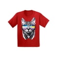 thumbnail image 1 of Awkward Styles Cat T-Shirt Sunglasses Toddler Shirt, 1 of 4