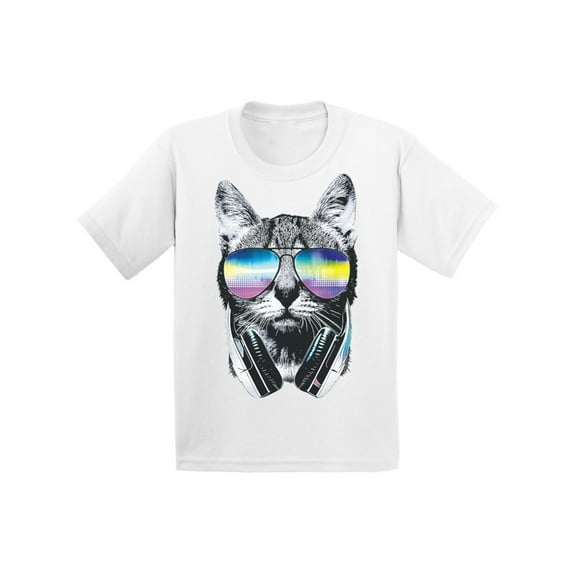 Awkward Styles Cat T-Shirt Sunglasses Toddler Shirt