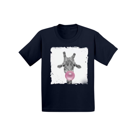 Awkward Styles Childrens Outfit Giraffe Tshirt Giraffe Toddler Shirt Toddler T Shirt Kids Outfit New Animal Collection Funny Giraffe with Gum Giraffe Clothing Giraffe Lovers Funny Gifts for Kids