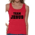 thumbnail image 1 of Awkward Styles Christ Tshirt for Ladies Team Jesus Tank Top for Her Christian Shirts Christian Black Clothes for Women Team Jesus Ladies Tank Christian Gifts Jesus Shirts Jesus Clothing Collection, 1 of 4