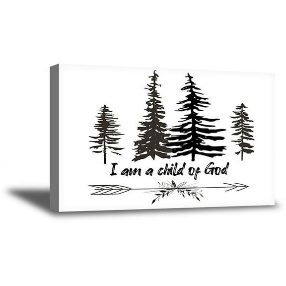 Awkward Styles Christian Canvas Wall Art I am a Child of God Home Decor Prints