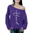 thumbnail image 1 of Awkward Styles Christian Gifts for Her Blessed Ladies Off Shoulder Sweater Blessed Clothing for Women Blessed Oversized Sweatshirt for Mom Christian Clothes White Off The Shoulder Sweatshirt for Women, 1 of 4