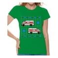 thumbnail image 1 of Awkward Styles Christmas Ambulance Truck Tshirt for Women Paramedic Christmas Shirts Funny Xmas Gifts for Her EMT Christmas T Shirt Christmas Party Outfit Paramedic Ambulance Shirt for Christmas, 1 of 5