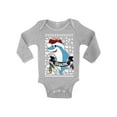 thumbnail image 1 of Awkward Styles Christmas Baby Outfit Bodysuit Blue Xmas Shark Baby Romper, 1 of 4
