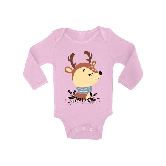 Awkward Styles Christmas Baby Outfit Bodysuit Cute Little Deer Xmas Baby Romper