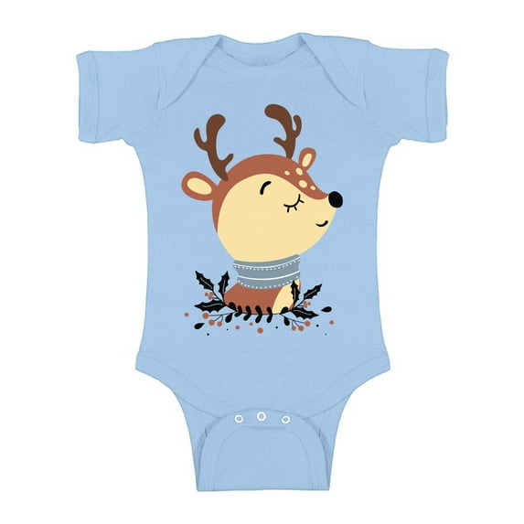 Awkward Styles Christmas Baby Outfit Bodysuit Cute Little Deer Xmas Romper