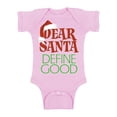 thumbnail image 1 of Awkward Styles Christmas Baby Outfit Bodysuit Dear Santa Define Good Xmas Romper, 1 of 4