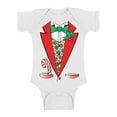thumbnail image 1 of Awkward Styles Christmas Baby Outfit Bodysuit Funny Xmas Tuxedo Romper, 1 of 4