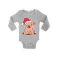 thumbnail image 1 of Awkward Styles Christmas Baby Outfit Bodysuit Little Xmas Pig Baby Romper, 1 of 4