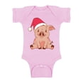 thumbnail image 1 of Awkward Styles Christmas Baby Outfit Bodysuit Little Xmas Pig Romper, 1 of 4