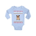 thumbnail image 1 of Awkward Styles Christmas Baby Outfit Bodysuit Merry Pugmas Dog Pattern Baby Romper, 1 of 4
