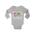 thumbnail image 1 of Awkward Styles Christmas Baby Outfit Bodysuit Merry Xmas Baby Romper, 1 of 4