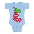 thumbnail image 1 of Awkward Styles Christmas Baby Outfit Bodysuit Stocking Snowflake Xmas Romper, 1 of 4