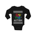 thumbnail image 1 of Awkward Styles Christmas Baby Outfit Bodysuit Xmas Autism Baby Romper, 1 of 4