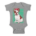 thumbnail image 1 of Awkward Styles Christmas Baby Outfit Bodysuit Xmas Bulldog Romper, 1 of 4