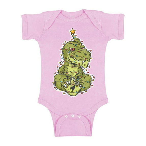 Awkward Styles Christmas Baby Outfit Bodysuit Xmas Dinosaur Romper