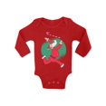 thumbnail image 1 of Awkward Styles Christmas Baby Outfit Bodysuit Xmas Santa is Coming Baby Romper, 1 of 4