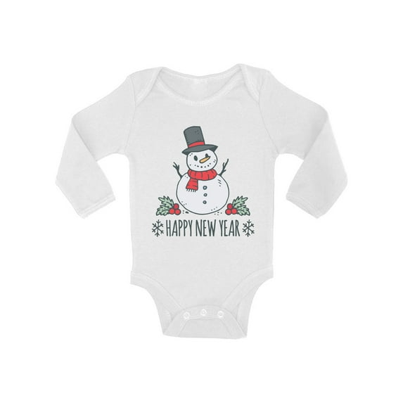 Awkward Styles Christmas Baby Outfit Bodysuit Xmas Snowman Baby Romper