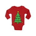thumbnail image 1 of Awkward Styles Christmas Baby Outfit Bodysuit Xmas Tree Green Baby Romper, 1 of 4