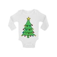 thumbnail image 1 of Awkward Styles Christmas Baby Outfit Bodysuit Xmas Tree Green Baby Romper, 1 of 4