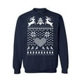 thumbnail image 1 of Awkward Styles Christmas Deer Holiday Party Outfit Christmas Reindeer Sweater Funny Christmas Sweater Christmas Sweater Unisex Reindeer Sweatshirt for Xmas Holiday Gift Xmas Party Sweater, 1 of 5